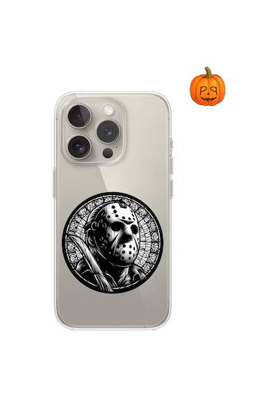 Dali Design Apple Uyumlu iPhone 12 Pro Max Şeffaf Kılıf Horror 5 Tasarımlı