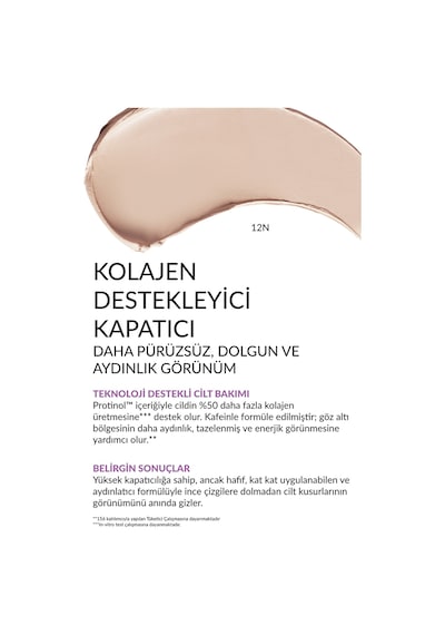 Avon Anew Düzgünleştirici Ve Tazeleyici Likit Kapatıcı 12 ML 12n Fair 0
