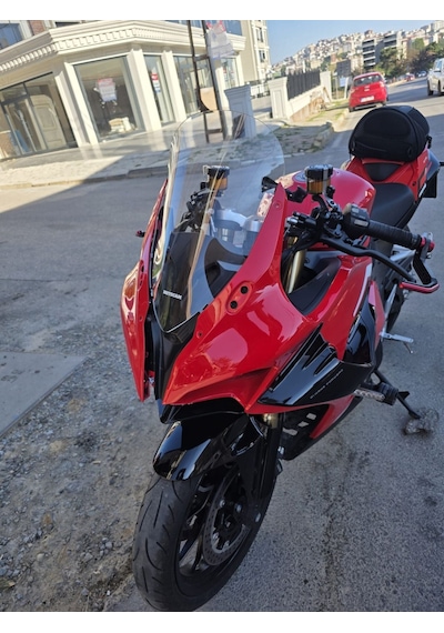 Motocam Qj Srk 25 R Ön Cam 2023-2026 Model 42cm Şeffaf Renkli 4mm