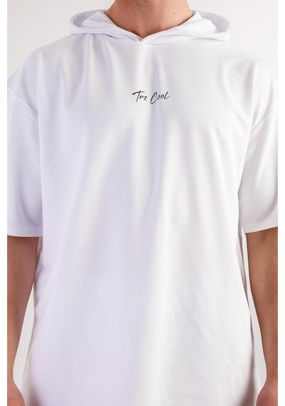 Oceano Kapüşonlu Sweatshirt & Şort Takım - Krem Krem Oceano Kapüşonlu Sweatshirt & Şort Takım - Krem Krem