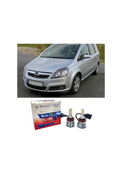 Opel Zafira B Led Xenon Uzun Far Ampulü Hb3 Duo Yeni Seri Beyaz 2005-2014
