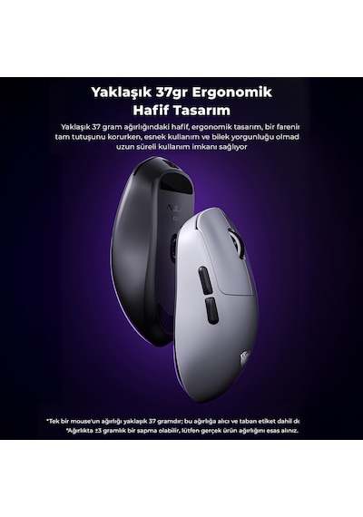 Sc800 Lightweight Paw3395 Sensor 26000 Dpı 8000hz Kablolu Ve Kablosuz Gaming Oyuncu Mouse Beyaz