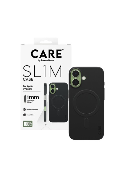Panzerglass Care Süper İnce Kılıf Apple iPhone Uyumlu 17 Siyah