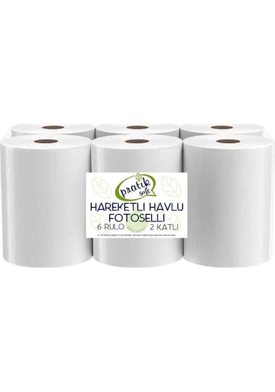 Pratiksoft Fotoselli Hareketli Kağıt Havlu 6'lı