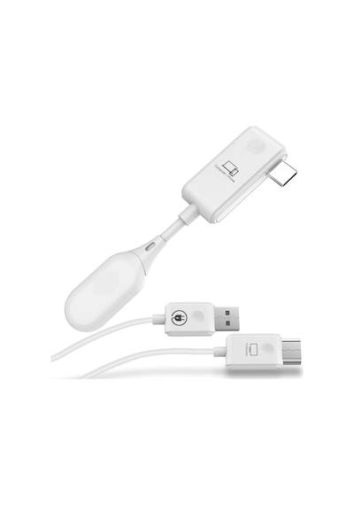 Kablosuz Hd Görüntü Aktarıcı Seti - 50m Menzil, Usb-c Verici Ve Alıcı, Plug & Play, Hdmı De