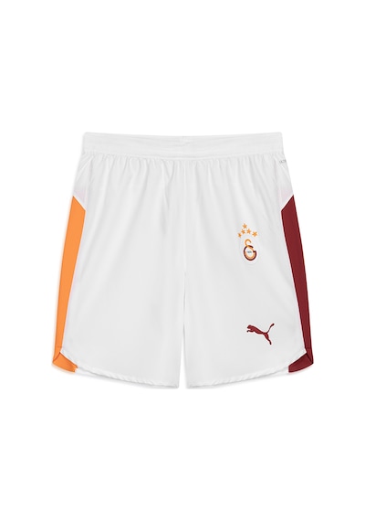 Galatasaray Puma 2025/2026 İç Saha Profesyonel Şort 77982104 Beyaz - Kırmızı - Sarı