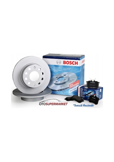 Renault Megane 3 Ön Fren Balata / Fren Disk Seti 2009-2015 Bosch
