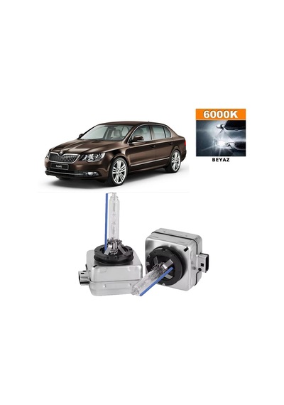 Skoda Superb 2012-2019 D3s / D3r 6000k Beyaz Hıd Xenon Ampul 2 Adet