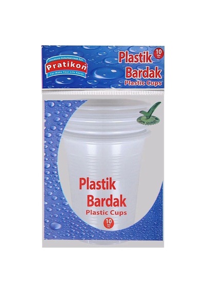 180 Cc Plastik Bardak Çok Renkli