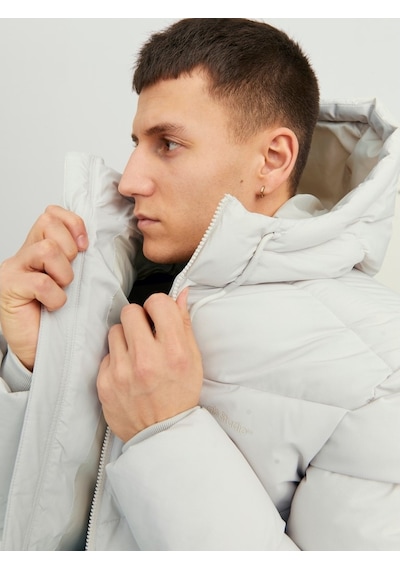 Jack & Jones Jack&Jones Kapüşonlu Şişme Bej Erkek Mont 12238849 001