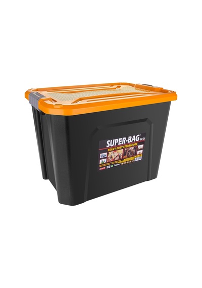 Süper Bag Asr-4046 Superbag Saklama Kutusu Renkli Kapak 60 Lt Asr-4046 Çok Renkli
