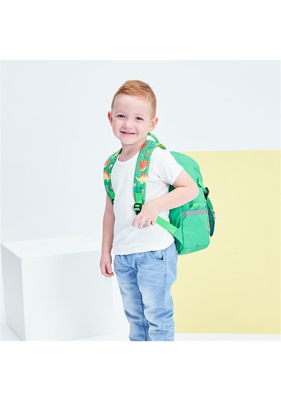 Supercute Two İn One Sırt Çantası - Dinosaur - Yeşil
