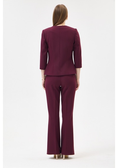 Velnara Moda Mürdüm Zamansız Klasik Kadın Takım Elbise-v Yaka Ceket & İspanyol Paça Pantolon Koyu Mürdüm - 927041557 Koyu Mürdüm Velnara Moda Mürdüm Zamansız Klasik Kadın Takım Elbise-v Yaka Ceket & İspanyol Paça Pantolon Koyu Mürdüm - 927041557 Koyu Mürdüm