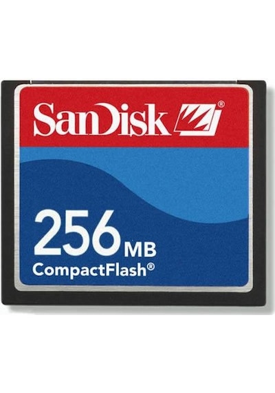 Sandisk 256 Mb Cf Compact Flash Hafıza Kartı Kamera Cnc Kartı