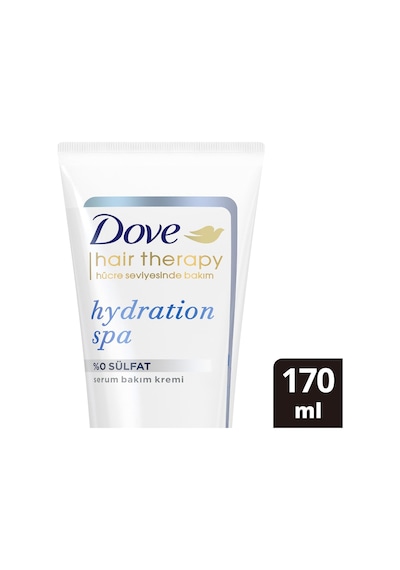 Dove Hair Therapy Hydration Spa Sülfatsız Saç Kremi 170 ML