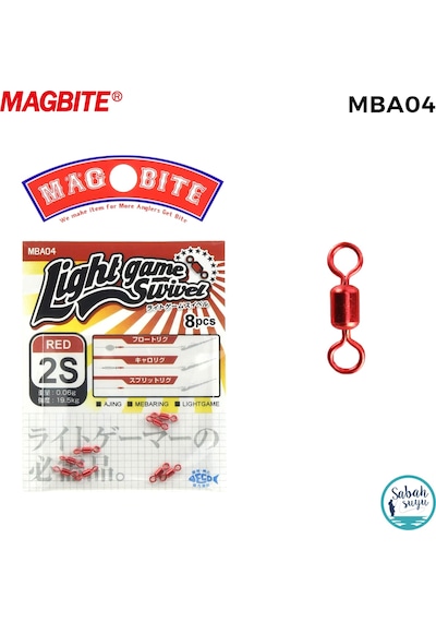Magbite Light Game Swivel Fırdöndü Kırmızı 2s 8 Adet Standart