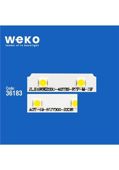 Samsung Uyumlu Ue49ru7100u 49'' İnç 2 Adet Tv Led Bar Tvnizi Açıp İçindeki Led Barla Birebir Aynısı Olduğunu Görmeden Almayınız. Sonrasında İade Almamaktayız.