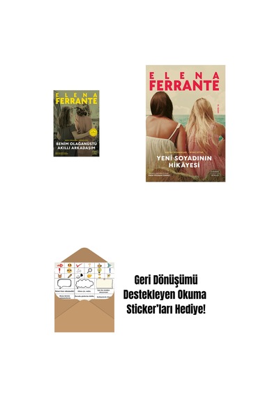 Benim Olağanüstü Akıllı Arkadaşım Ciltli + Yeni Soyadının Hikâyesi + Okuma Sticker'ları