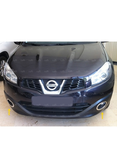 Nissan Qashqai Krom Sis Çerçevesi 2010-2014 Paslanmaz Çelik