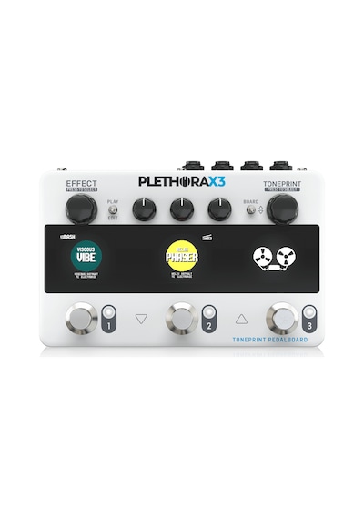 Tc Electronıc Plethora X3 127'ye Kadar Tahta, 3 Pedal Yuvası, En