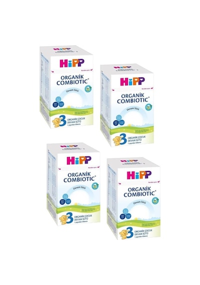 Hipp Organik 3 Devam Sütü 800 G 4 Adet