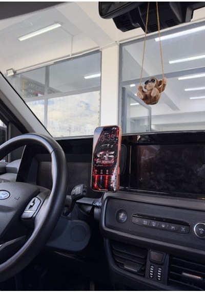 Ford Courier 2024-2026 Araç Içi Premium Telefon Tutucu - Araba Telefon Tutacağı Havalandırma Için 1