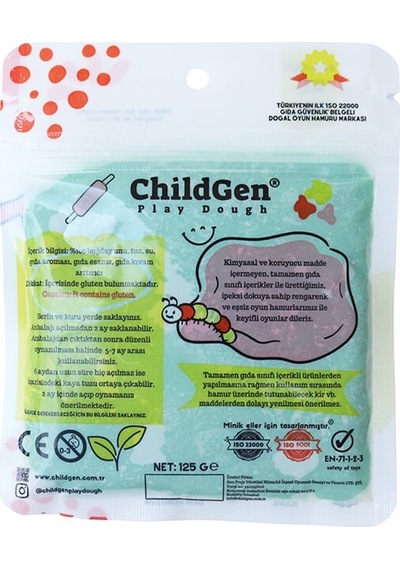 Childgen 125 G Kartuş Oyun Hamuru Yeşil