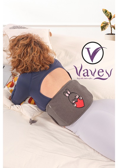 VAVEY Termojel Hediyeli Yeni Nesil Sıcak Soğuk Regl Kemeri Tavşan Kahve