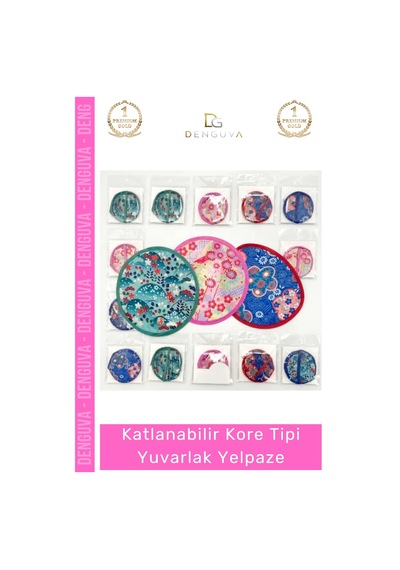 Yelpaze Katlanabilir Esnek Portatif Modern Kore Tipi Şık Yazlık Yelpaze Çanta Boy Hafif Tasarım