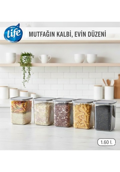 Life Sızdırmaz Saklama Kabı 1.60 24'li Paket Asorti