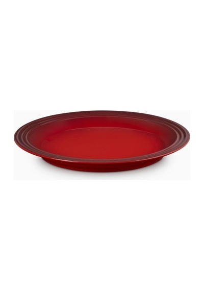 Le Creuset Klasik Dayanıklı Tasarım Seramik Yemek Tabağı 27 Cm Kırmızı