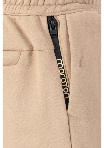 Maraton Sportswear Oversize Erkek Lastik Paça Basic Açık Vizon Eşofman Altı 22398-açık Vizon Açık Vizon