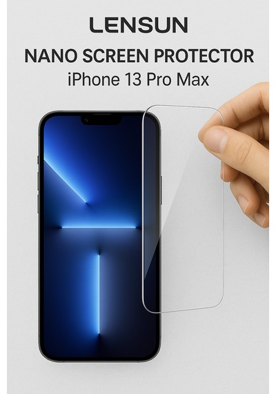 Apple Uyumlu   iPhone 13 Pro Max Lensun Nano Ekran Kaplama
