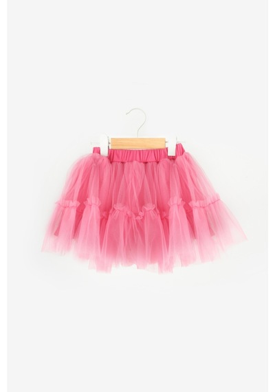 Le Mabelle Fuşya Kız Çocuk Tül Etek - Miley Mor