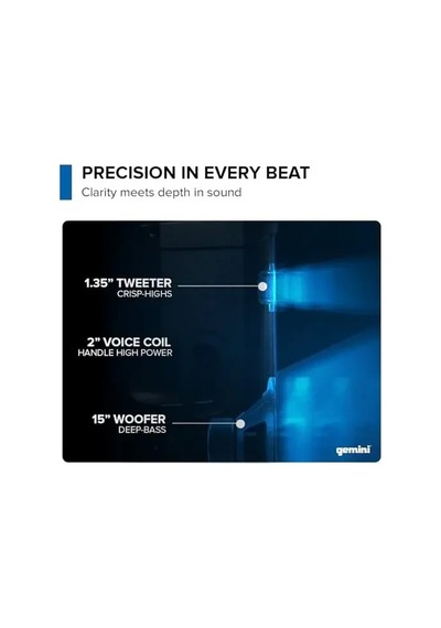 Gd-215pro Aktif 15 İnç Bluetooth Hoparlör