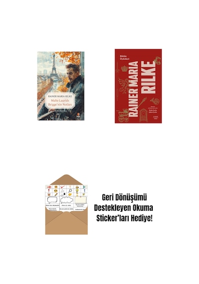 Malte Laurids Brigge'nin Notları + Bütün Öyküleri - Rainer Maria Rilke Ciltli + Okuma Sticker'ları