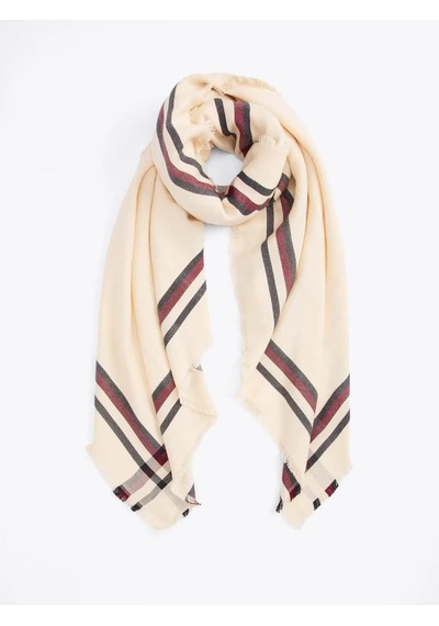 Tommy Hilfiger Essentıal Flag Jacqu, Aa8 Krem Kadın Eldiven-atkı-bere