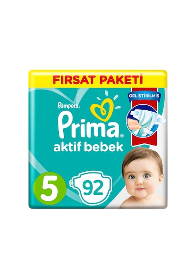 Prima Bebek Bezi 5 Numara Junior Fırsat Paketi 2 x 46 92 Adet 2'li