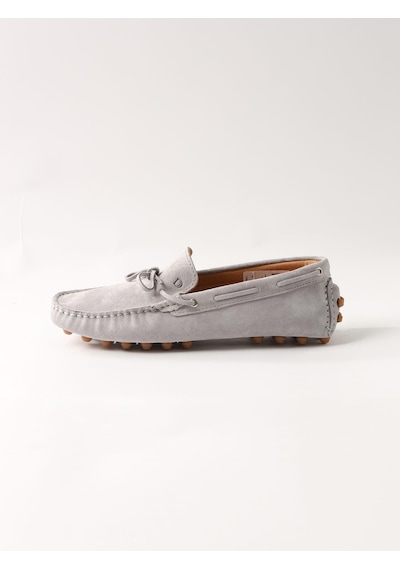 Dufy Gri Erkek Süet Loafer Ayakkabı - 105710-gri Gri