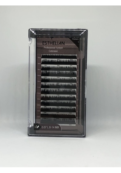 Esthelian İpek Kirpik L Kıvrım 0.07 MM Mix Boy