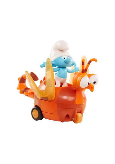 Şirinler Figürlü Araç Seti Asorti Clumsy Smurf & Spıtfıre