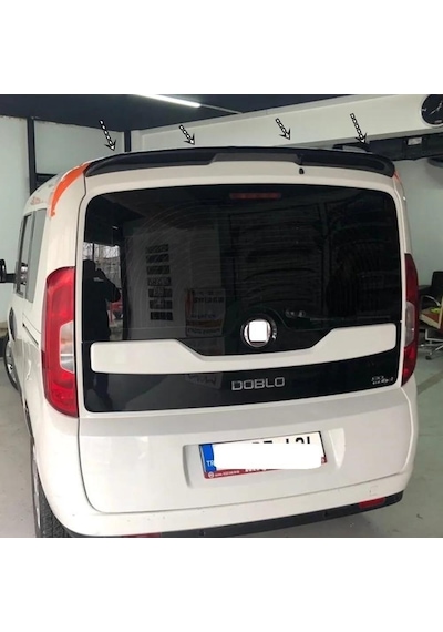Fiat Doblo Piano Black Boyalı Spoiler Abs Plastik 2012-2020