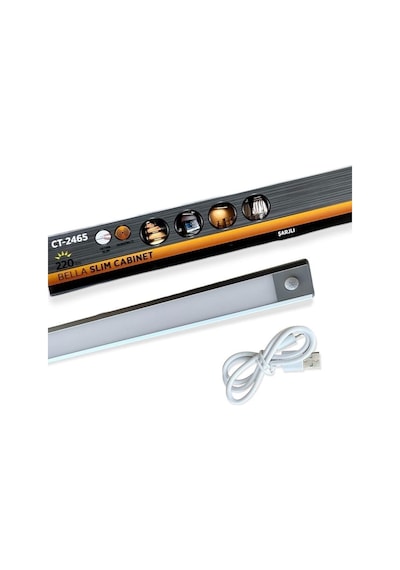 Cata 10 Watt Ledli Bella Cabinet Usb Şarjlı Sensörlü Armatür Ct 2464 Günışığı Diğer