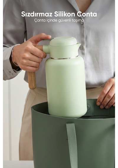 Fr-t1605 Terano Paslanmaz Çelik 1600ml Termos Yeşil