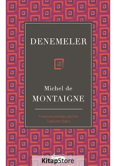 Denemeler Ciltli Özel Bez Baskı / Michel De Montaigne