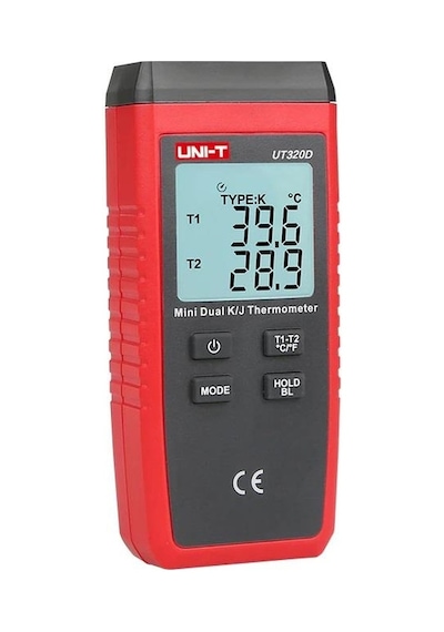 Unit Ut320d Mini Dijital 2 Kanal Termometre