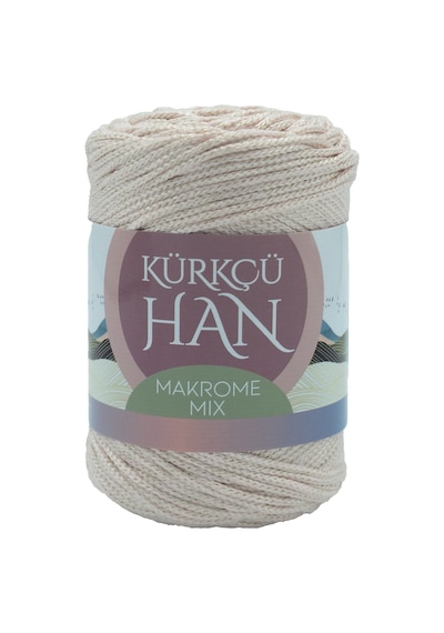 Kürkçü Han Makrome Mix 200gr 120m El Örgü İpi Pembe