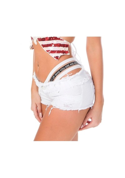 Merry See Bel Lastik Detaylı Denim Kot Şort