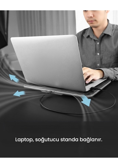 Ugreen Usb To Usb Data Ve Şarj Kablosu, 50 Cm, 10308