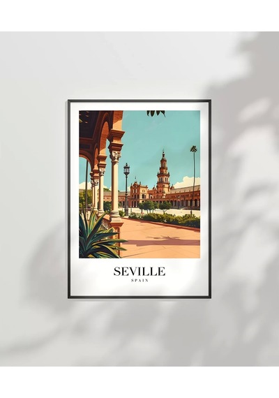 Çerçevesiz Poster Tarihi Sevilla